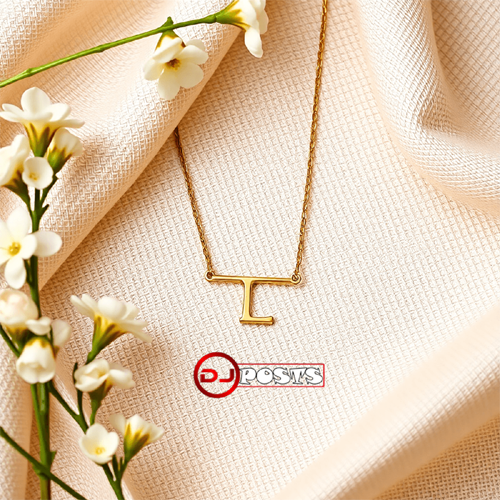 Did Celebrities Wear the Sideway Initial Necklace? 2 Sideway Initial Necklace